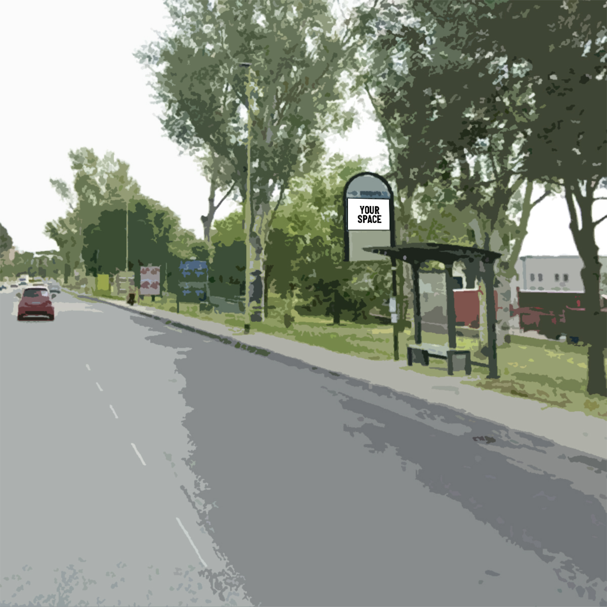 SPAZIO PUBBLICITARIO 100 x 140 Via Ancona (JESI) Dal 19/10/2026 al 29/11/2026 42 giorni